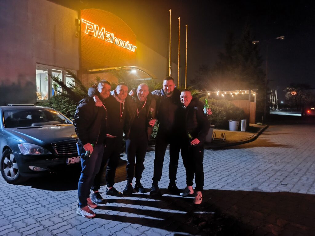 relax after shooting range in Warsaw